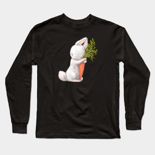 Bunny Love 3 Long Sleeve T-Shirt by EveFarb